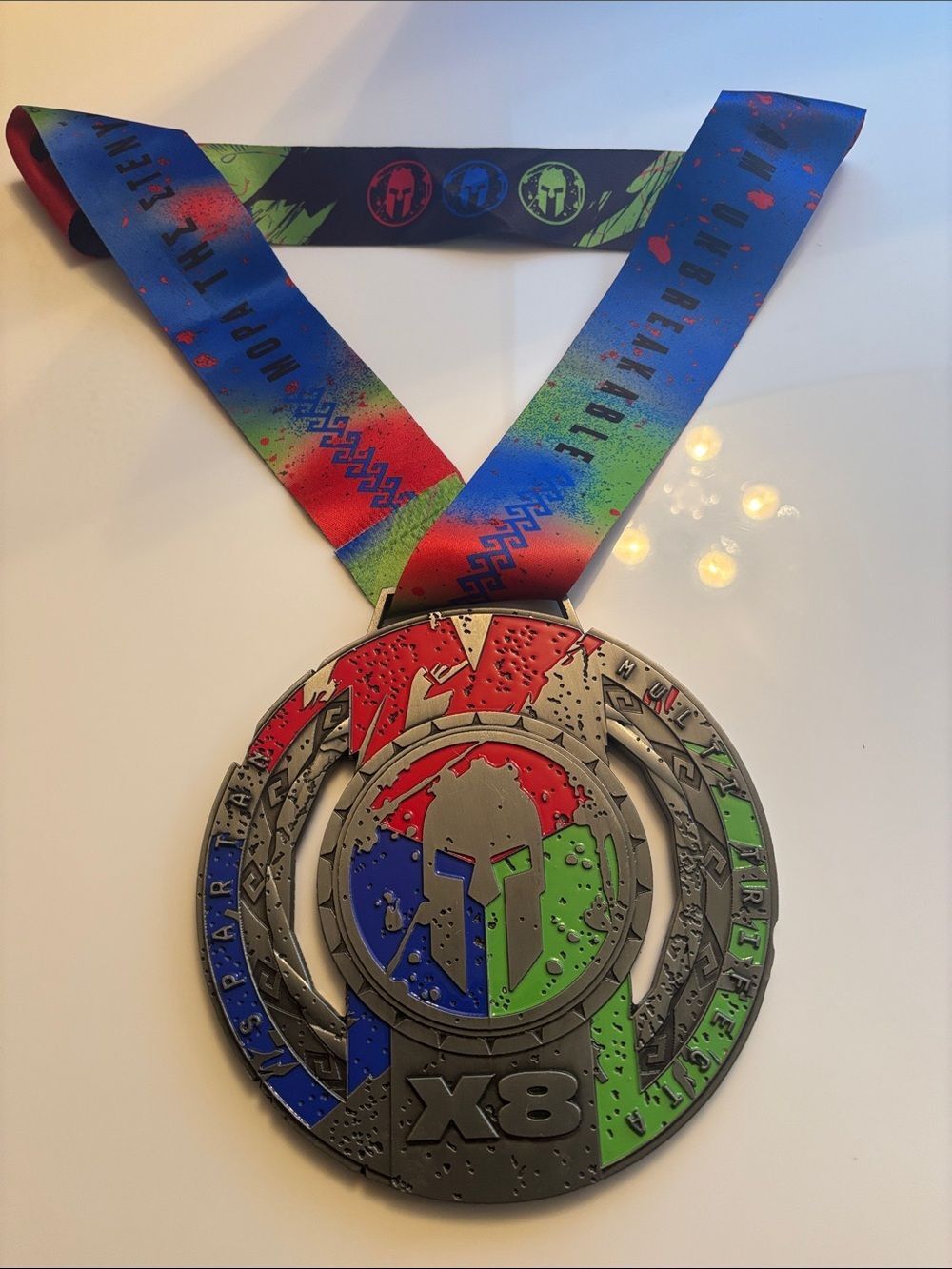 Spartan 8X Trifecta Medal 2025 Multifecta